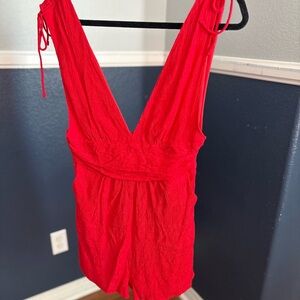 One Clothing Red Garment